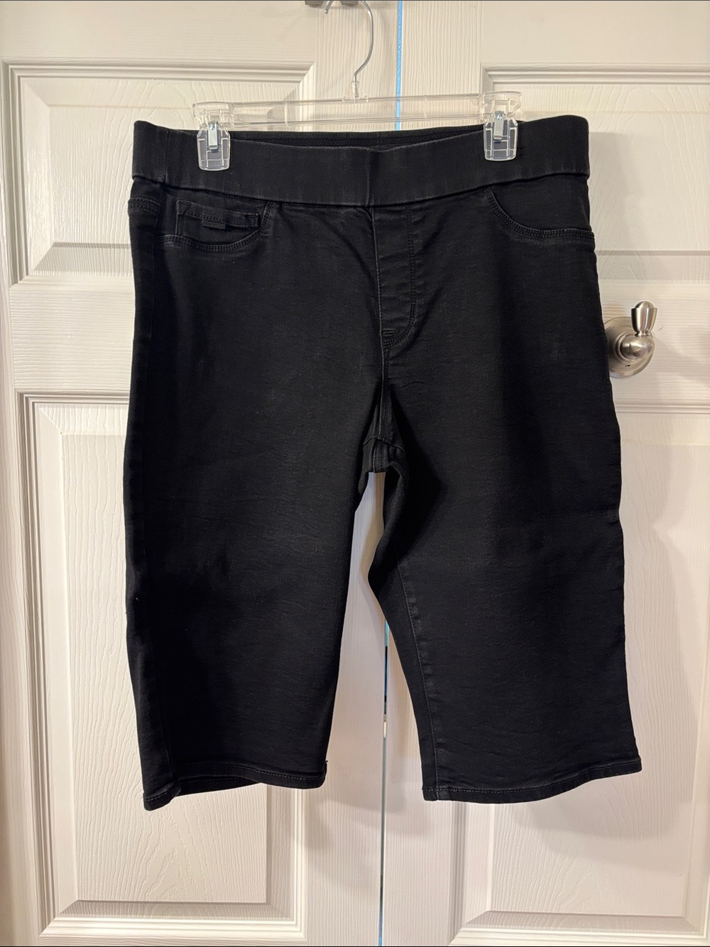 Women’s  Black Stretch Knit Skimmers